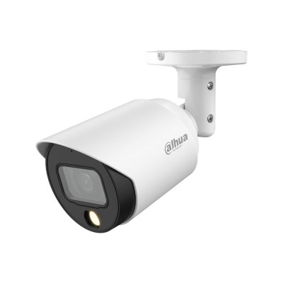 Câmara de vigilância branca e preta Dahua Technology para parede