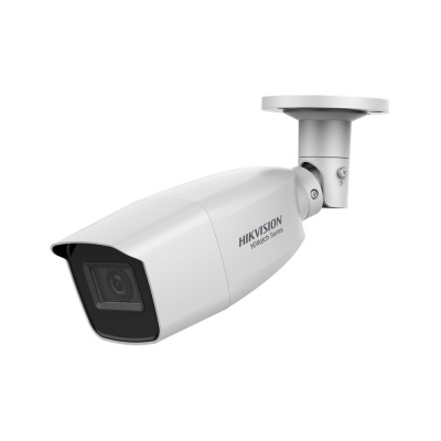 Câmara de segurança Hikvision HiWatch Series branca com suporte