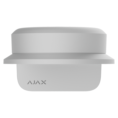 Sensor branco compacto com a palavra AJAX na frente