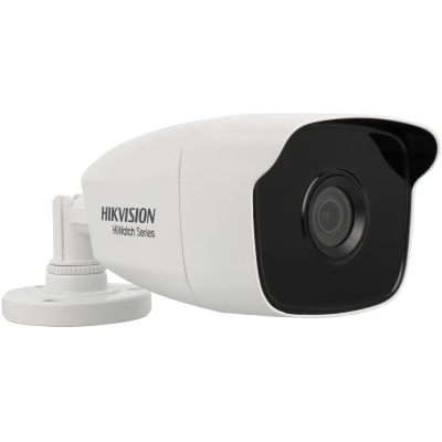 Câmara de vigilância Hikvision Hiwatch Series branca com frente preta