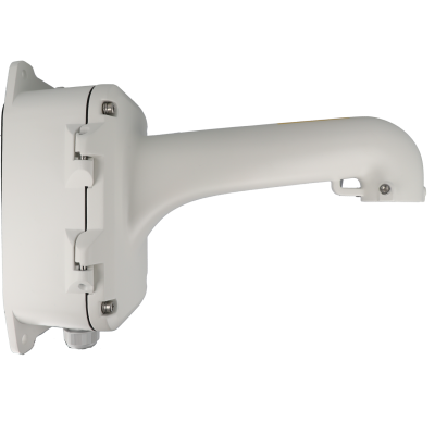 Suporte de parede branco para equipamento