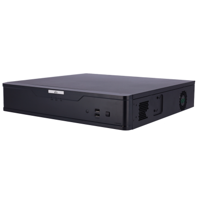 Dispositivo preto com marca UNV e portas USB