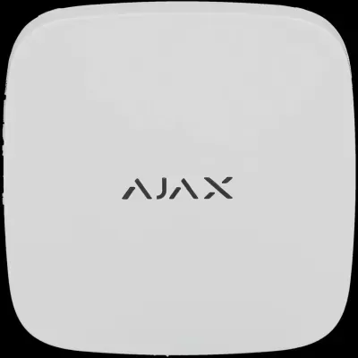 Dispositivo eletrônico branco com texto AJAX no centro