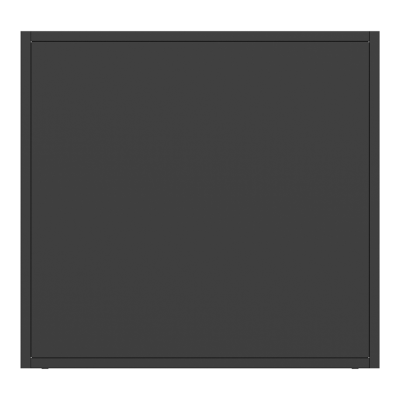 Painel ou quadro cinza escuro com moldura fina