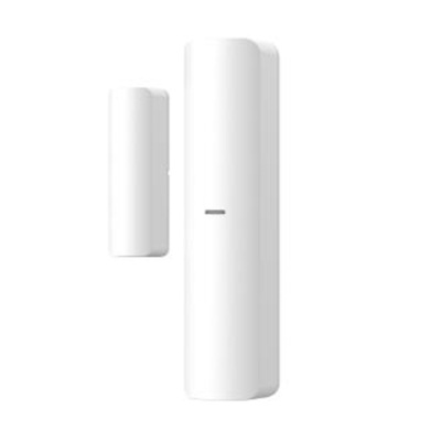 Sensores de porta/janela brancos em fundo branco