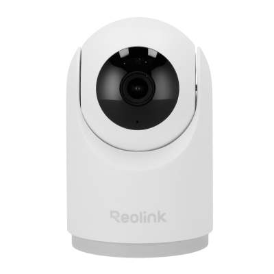 Câmara de vigilância Reolink branca com lente preta redonda