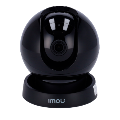 Câmara de vigilância preta redonda Imou com suporte