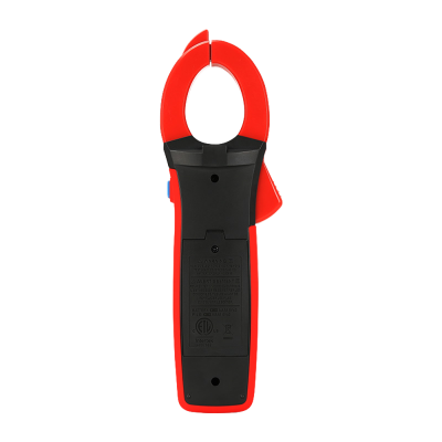 Instrumento de medição elétrico com pinça preto e vermelho