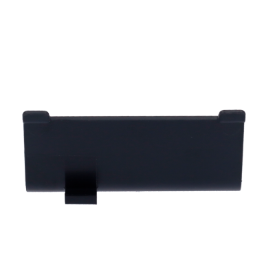 Bateria preta de laptop retangular em plástico