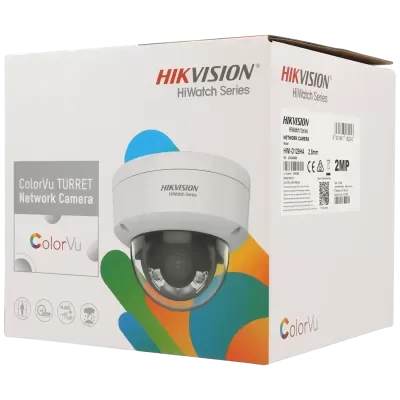 Caixa branca de câmara Hikvision HiWatch Series ColorVu TURRET