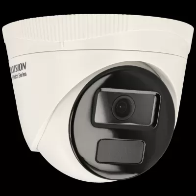 Câmara de segurança Hikvision domo preta e branca