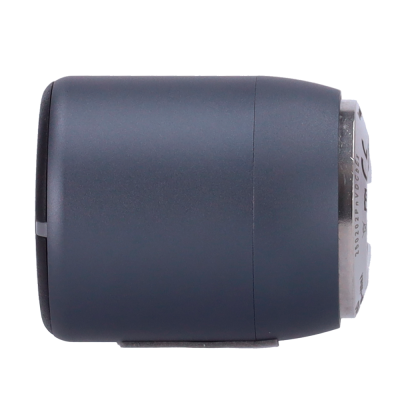 Produto cilíndrico cinzento com base metálica prateada