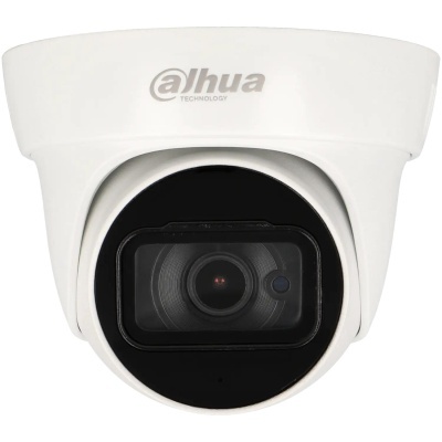 Câmara de vigilância Dahua branca com lente preta