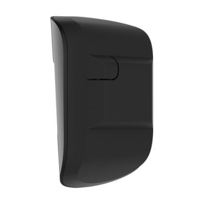 Sensor de movimento preto compacto