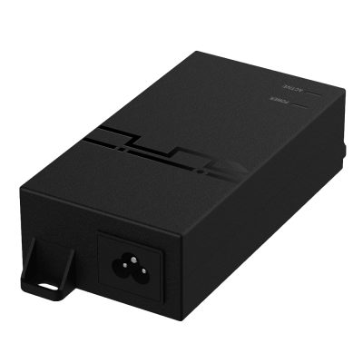 Carregador preto para PS4 com entradas e indicadores de energia