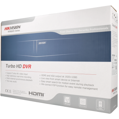 Caixa do produto Hikvision HiWatch Series Turbo HD DVR