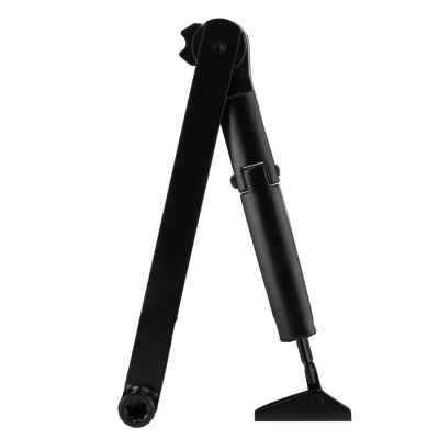 mola a gás preta com alavanca metálica