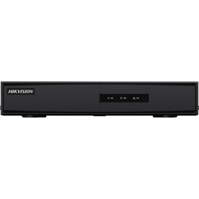 Dispositivo eletrônico preto HIKVISION com painel frontal e ícones iluminados