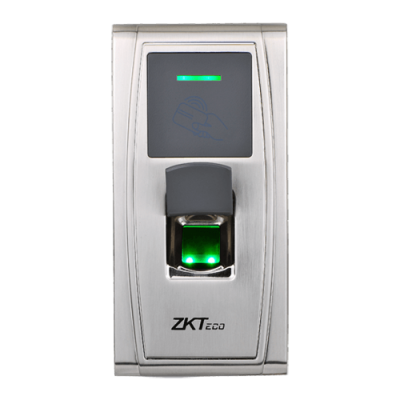 Leitor biométrico de controlo de acesso com scanner de impressão digital iluminado