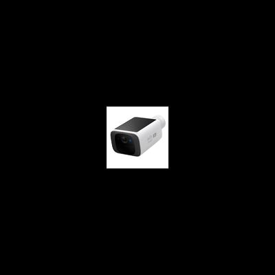 Câmara de vigilância branca DJI com lente preta em fundo branco