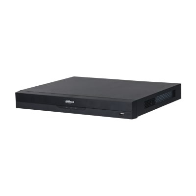 Gravador digital de vídeo de vigilância preto Dahua com ventoinhas e porta USB