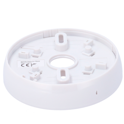 Base de detector redonda branca com marcação KZ700