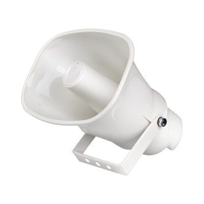 Megafone branco com alça ajustável