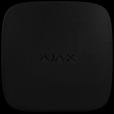 Caixa eletrónica preta quadrada com texto AJAX