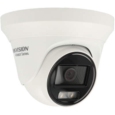 Câmara de vigilância branca HIKVISION FITtech Series com lente preta