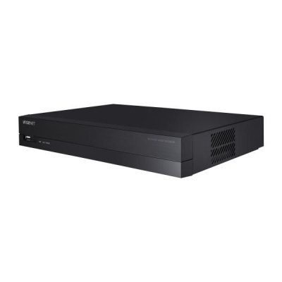 Gravador digital de vídeo WISENET preto com porta USB