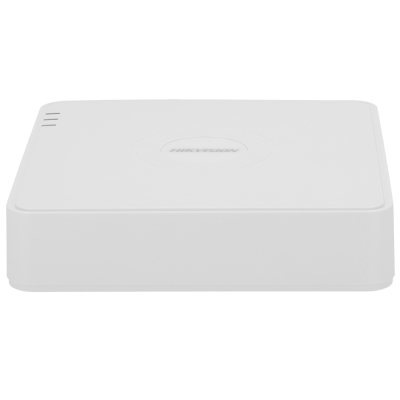 Dispositivo eletrónico branco retangular com marca HIKVISION