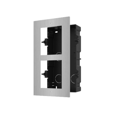 Estrutura de parede metálica com corpo plástico para dispositivos elétricos
