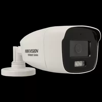 Câmara de segurança Hikvision HiWatch Series, cor branca com frente preta