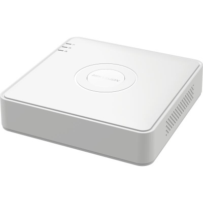 Dispositivo eletrónico branco retangular com texto Hikvision no topo