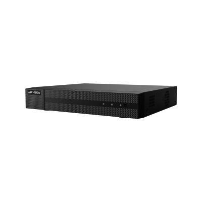 Gravador digital negro HIKVISION com textura em padrão de malha