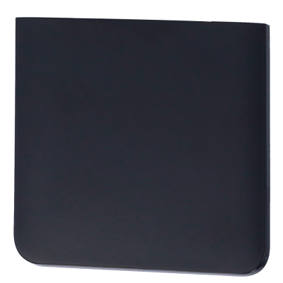 Tapete de rato preto com cantos arredondados