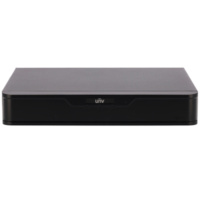 Gravador digital de vídeo preto com marca UNV