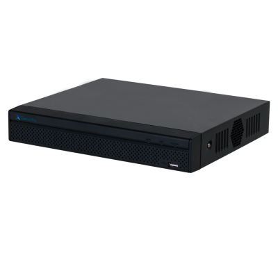 Aparelho eletrônico preto retangular com USB e ventoinha lateral