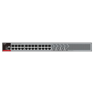 Switch de rede EdgeRouter 24 com várias portas Ethernet e SFP+