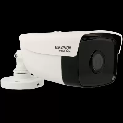 Câmara de vigilância Hikvision HiWatch Series branca e preta