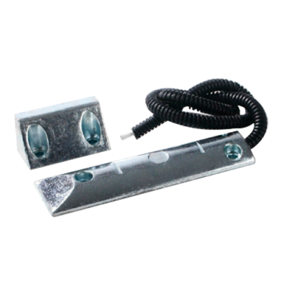 Acessório metálico com cabo preto enrolado