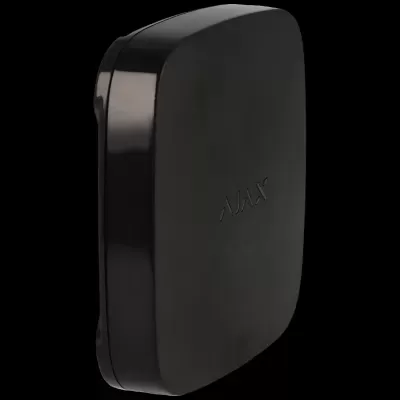 Dispositivo electrónico preto com texto AJAX em relevo