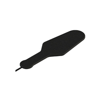 Palheta preta para guitarra com textura antiderrapante e cabo