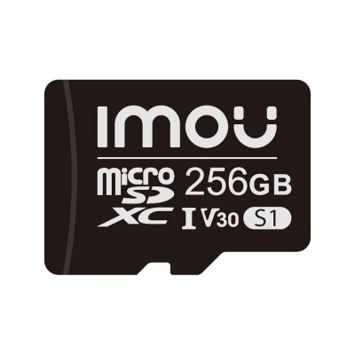 Cartão microSD imou 256GB preto com textos em branco