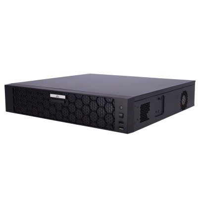 Rato preto retangular com padrão hexagonal e portas USB