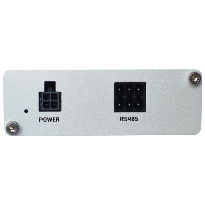 painel metálico com portas POWER e RS485