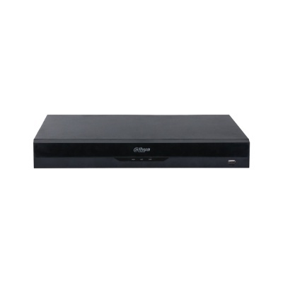 Dispositivo eletrônico preto Dahua Technology com LED e porta USB