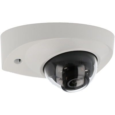 Câmara de segurança de teto tipo dôme com lente protegida por cúpula escura