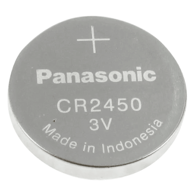Bateria de moeda Panasonic CR2450 3V