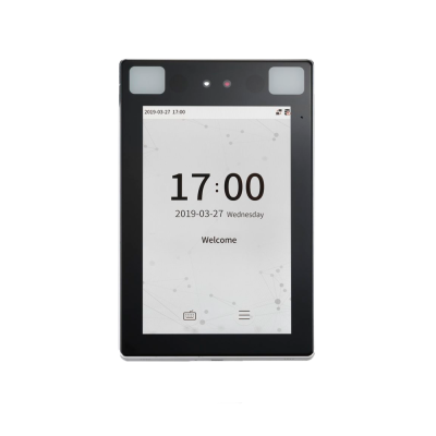 Dispositivo tablet com ecrã digital mostrando data e hora